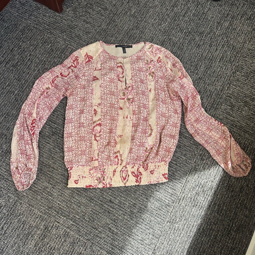 White House Black Market Boho Blouse
